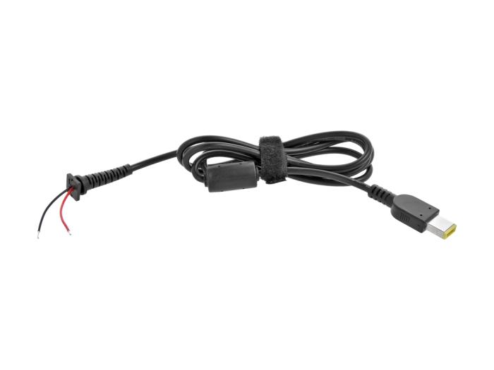 Wtyk z kablem do notebooków Lenovo Yoga (wtyk prostokątny) długość 150cm [DC-LEN20325Y 150cm]