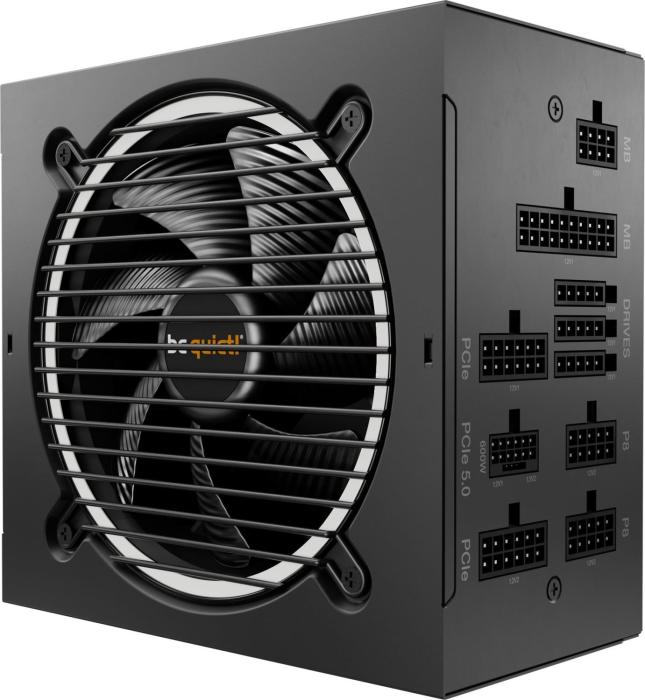 Bequiet Pure Power 12 M (850W) (1x120mm) Modularny 80+Gold (CPU 1x4+4, 1x8) (PCI-E 4x6+2, 1x12+4) (2xMolex, 6xSATA) [BN344]