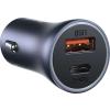 Baseus ładowarka samochodowa QuickCharge 3.0 PD (12-24V) (1xUSB 12V 1.5A, 5V 3A) (1xUSB-C 20V 1A, 5V 3A) (40W PD) [CCJD-0G]