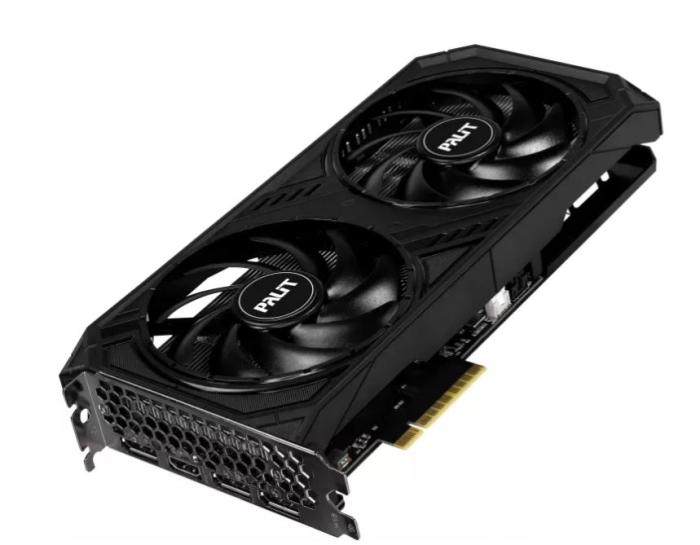 GeForce PCI-E RTX4060 Palit 8GB GDDR6 Dual [NE64060019P1-1070D] (1xHDMI 2.1a, 3xDP 1.4a) (128-bit, PCI-E 4.0)