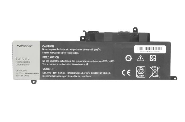 Movano bateria Dell Inspiron 11 3147, 3157, 3148, 13 7347, 7353, 7347, 7348, 15 7558, 7568 10.8V/11.1V, 3874mAh [BT/DE-7347]