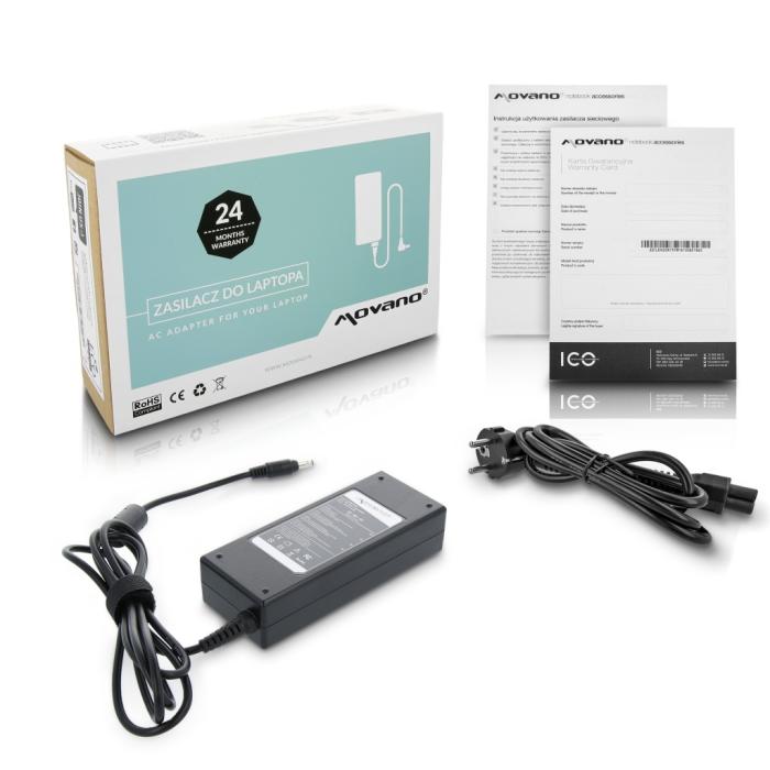 Movano zasilacz do laptopa COMPAQ 18.5V / 4.9A / 90W z wtyczką 4.8x1.7mm [COM18549]