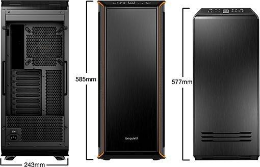 be quiet! Dark Base 900 ATX Midi Orange (2xUSB 3.0, 2xUSB 2.0) (1x2.5, 7x3.5, 2x5.25) [BG010]