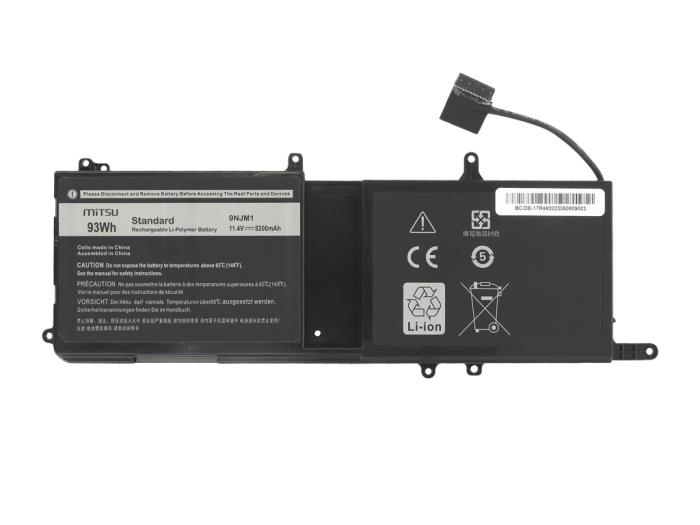Mitsu bateria Dell Alenware 15 R3, 17 R4, 17 R5 11.4V, 8200mAh (93Wh) 6 ogniw [BC/DE-17R4]