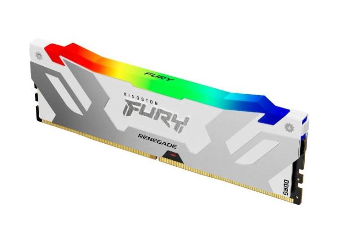 DDR5 16GB 6000 MHz Kingston Fury Renegade White RGB CL32 1.35V [KF560C32RWA-16]