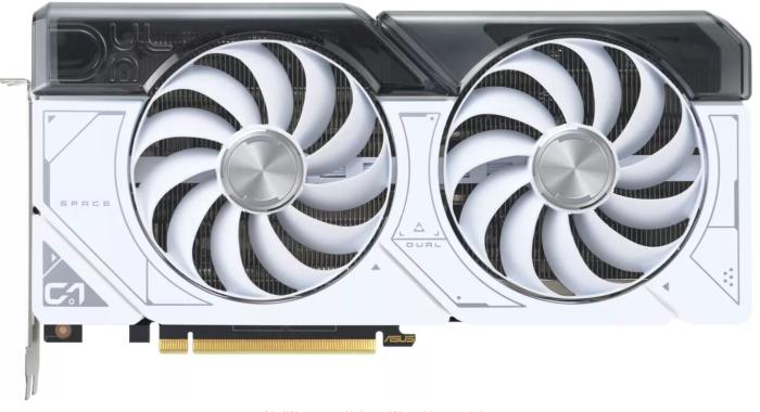 GeForce PCI-E RTX4070 Asus 12GB GDDR6X Dual OC White [DUAL-RTX4070-O12G-WHITE] (1xHDMI 2.1a, 3xDP 1.4a) (192-bit, PCI-E 4.0)