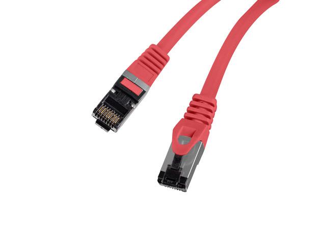 Lanberg (1.5m) Kabel sieciowy (Patchcord) kat.8.1 S/FTP LSZH CU Fluke Passed (czerwony) [PCF8-10CU-0150-R]