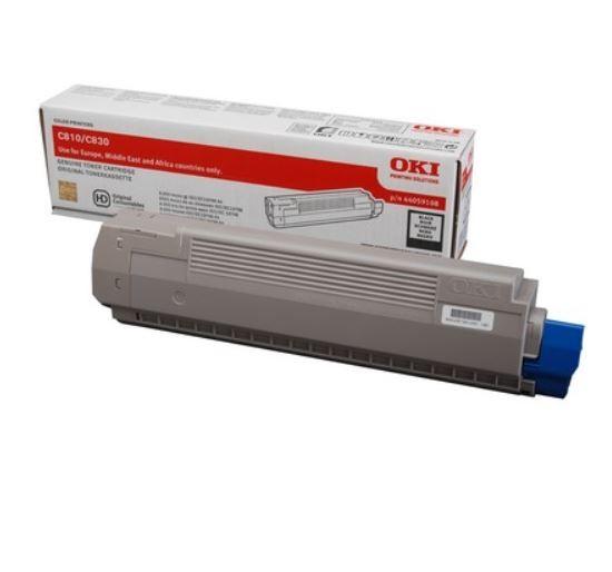 44059108 - czarny, oryginalny toner OKI, 8000 stron (OKI C810cdtn, 810dn, 810n, 830cdtn, 830dn, 830dtn, 830n)