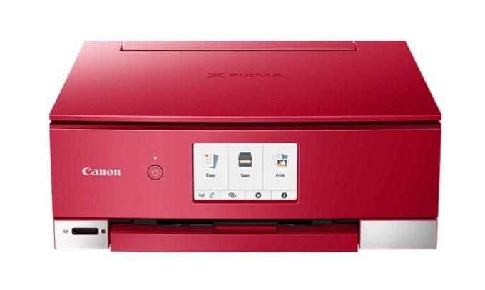 Canon Pixma TS8352A (czerwony) (drukarka, kopiarka, skaner) (USB 2.0, WiFi) automatyczny dupleks