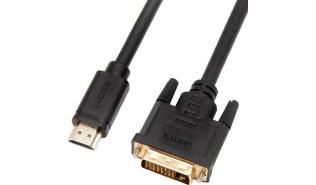 Unitek Kabel HDMI M v2.0 / DVI-D 24+1 pin Dual Link 4K@60Hz 18Gb (2.0 m) [C1271BK-2M]