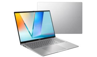 Asus VivoBook S16 OLED [M3607GA-SH002W] 6-Core AMD Ryzen AI 7 445 /16 1920x1200 błyszcząca OLED 60Hz / 32GB/ 1TB / AMD Radeon 840M / pk / 70Wh / 1.7kg / Win11Home (srebrny)