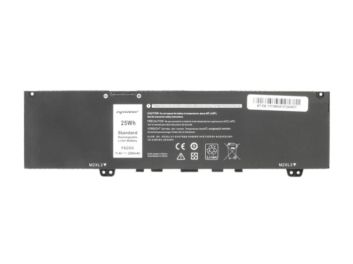Movano bateria Dell Inspiron 13 7373, 7386 11.4V, 2200mAh [BT/DE-7373]