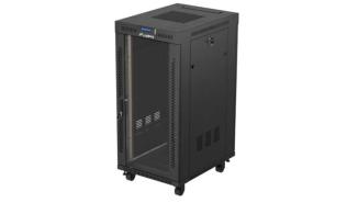 Lanberg szafa rack stojąca 19 24U 600x800 drzwi szklane LCD V2 (czarny) [FF01-6824-12BL]