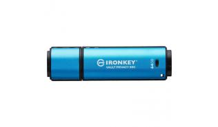 Kingston IronKey Vault Privacy 50 64GB USB-C 3.2 (250/180MB/s) 256bit AES Encrypted (szyfrowany) [IKVP50C/64GB]
