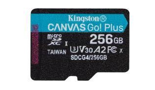 Secure Digital 256GB Kingston Micro SDXC CANVAS Go Plus Gen4 A2 U3 UHS-I V30 Class 10 (200/160MB/s) [SDCG4/256GBSP]