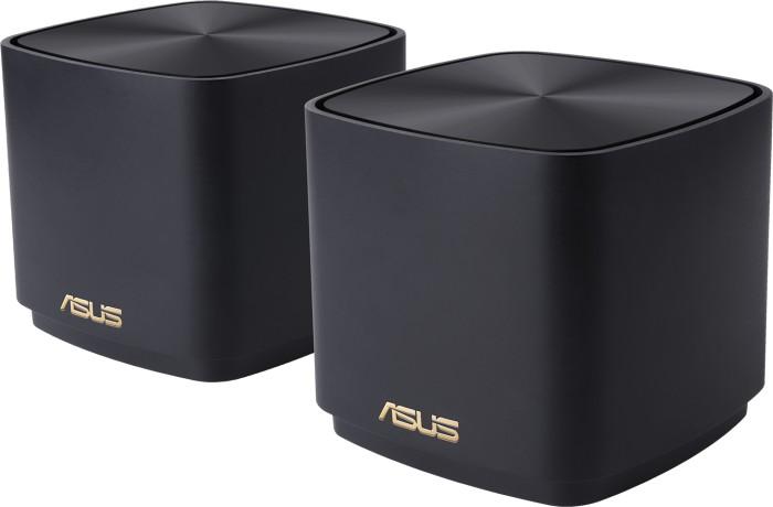 Asus ZenWiFi AX Mini XD4 Wi-Fi 6 AX1800 2-pack System Mesh (czarny) [ZenWiFi AX Mini XD4 2PK Black]