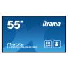 55’’ Iiyama LH5554UHS-B1AG (IPS LED, 3840x2160, 500, 8ms, 60Hz) (3xHDMI, 2xUSB 2.0, VGA, DVI, DP, microSD, LAN, Audio) system Android OS, pivot, czarny matowy, głośniki