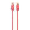 Gembird (3.0m) UTP cat. 5e RJ45 Kabel sieciowy (Patchcord) (różowy) [PP12-3M/RO]