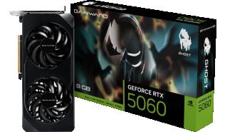 GeForce RTX5060 Gainward 8GB GDDR7 Ghost [NE75060019P1-GB2063B] (1xHDMI 2.1b, 3xDP 2.1b) (128-bit, PCIe 5.0)