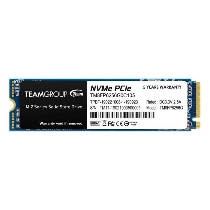 Team Group MP33 256GB SSD M.2 PCIe Gen3x4 NVMe TLC (1600/1000MB/s) [TM8FP6256G0C101]