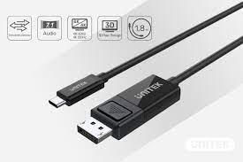 Unitek V1146A kabel (adapter) USB-C / DisplayPort 1.4 8K (dwukierunkowy) (1.8m)