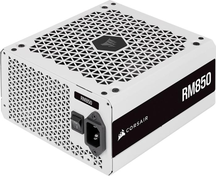 Corsair RM850 (850W) (1x140mm) Modularny 80+Gold (CPU 3x4+4) (PCI-E 4x6+2) (4xMolex, 14xSATA) (biały) [CP-9020232-EU]