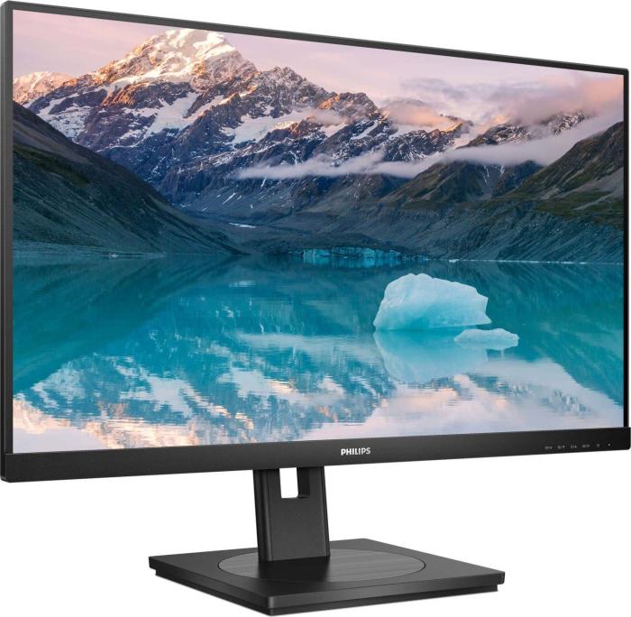 24’’ Philips 242S9JML/00 (VA WLED, 1920x1080, 300, 4ms, 75Hz) (VGA, DVI, HDMI 1.4, DP 1.2, 4xUSB 3.0) pivot, głośniki, czarny
