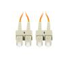 Lanberg patchcord światłowód MM SC/UPC-SC/UPC DUPLEX 3mm OM2 50/125 LSZH pomarańćzowy (5m) [FO-SUSU-MD21-0050-OG]