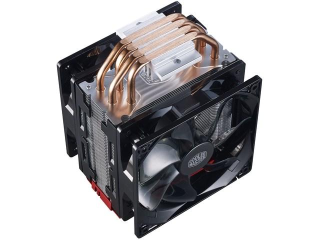 Cooler Master Hyper 212 LED Turbo Red (2x120 mm, TDP 180W, 4-pin PWM, LED czerwony) [RR-212TR-16PR-R1]
