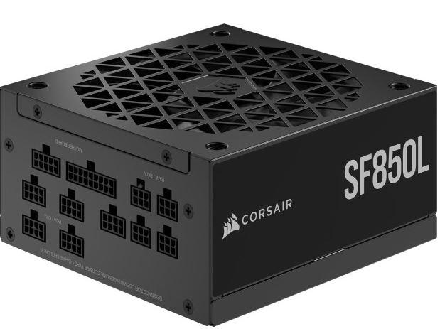 Corsair SF850L 850W SFX (1x120mm) Modularny 80+Gold (CPU 2x4+4) (PCI-E 2x6+2, 1x12+4) (3xMolex, 8xSATA) [CP-9020245-EU]