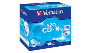 CD-R Verbatim 700MB x52 10-pack Jewel [43327]