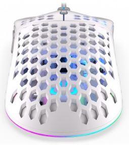 Endorfy LIX Plus OWH PMW3370 White RGB USB-C 19000dpi (optyczna, 1, 6) [EY6A003]