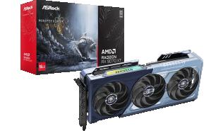 Radeon RX 9070XT Asrock 16GB GDDR6 Monster Hunter Wilds Edition [RX9070XT MH 16G] (1xHDMI 2.1b, 3xDP 2.1a) (256-bit, PCI-E 5.0)