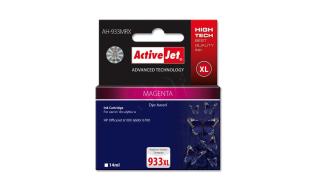 AH-933MRX (933XL) - magenta, wkład z atramentem ActiveJet, 14 ml, zamiennik CN055AE (Premium) (HP Officejet Pro 6100, 6600, 6700, 7110, 7610, 7612)