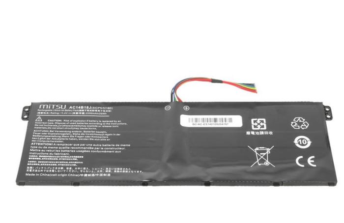 Mitsu bateria Acer Aspire ES1, V3 11.4V, 2200mAh [BC/AC-ES1]
