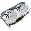 GeForce PCI-E RTX4060Ti Asus 8GB GDDR6 Dual White [(DUAL-RTX4060TI-8G-WHITE] (1xHDMI 2.1a, 3xDP 1.4a) (128-bit, PCI-E 4.0)