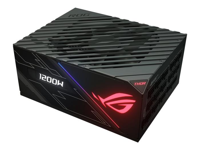 Asus ROG THOR (1200W) Platinum Aura Sync, OLED display (1x135mm) Modularny 80+Platinum (CPU 2x4+4) (PCI-E 8x6+2) (5xMolex, 12xSATA) [ROG-THOR-1200P]