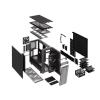 Fractal Design Define 7 Gray Solid ATX (szkło hartowane) (1x USB-C 3.2 Gen1, 2x USB 3.2 Gen1, 2x USB 2.0) (2x2.5, 6x3.5/2.5) [FD-C-DEF7A-07]