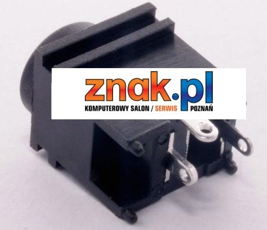 Gniazdo zasilania GNL36 do wtyczki 6.5x4.4mm do notebooków Sony PCG Z505, PCG-CR1A, PCG-NV170, PCG-SRX77, PCG V505, PCG-531A, VGN-FE550G, VGN-FS500, VGN-NR180E, VGN-S150, VGN-TZ130N itp.