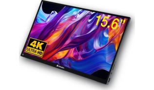(15) 15.6 Verbatim PMT-15-4K Portable Touchscreen [32238] (IPS, 3840x2160, 350, 6ms, 60Hz) (1xHDMI, 2xUSB-C, Audio), czarny