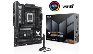 Asus TUF GAMING B850-PLUS WIFI (AMD B850) [AM5, 4xDDR5 do 8000MHz, (HDMI 2.1, DP 1.4a) (4xM.2, 1xPCIe 5.0 x16, 1xPCIe 4.0 x16 (x4), 2xPCIe 4.0 x1, WiFi 7, BT 5.4, ATX]