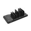 Unitek Charging Station (stacja ładowania) 8xUSB + ładowanie indukcyjne (czarny) [Y-2192]