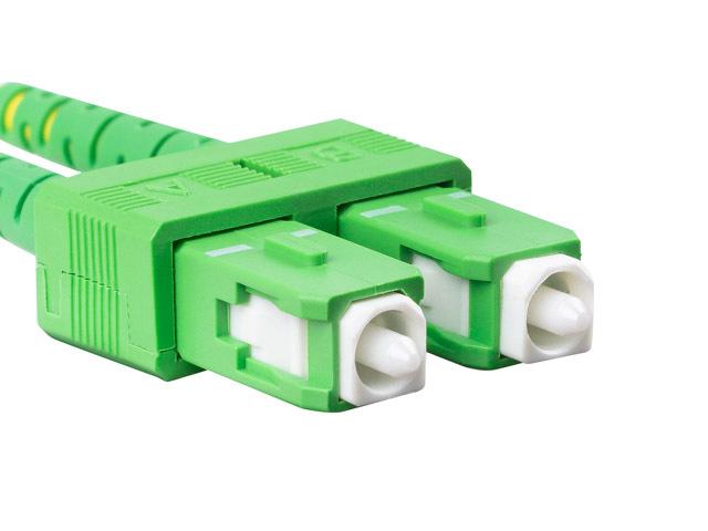 Lanberg patchcord światłowód SM SC/APC-LC/APC DUPLEX 3mm LSZH G657A1 żółty (2m) [FO-SALA-SD11-0020-YE]