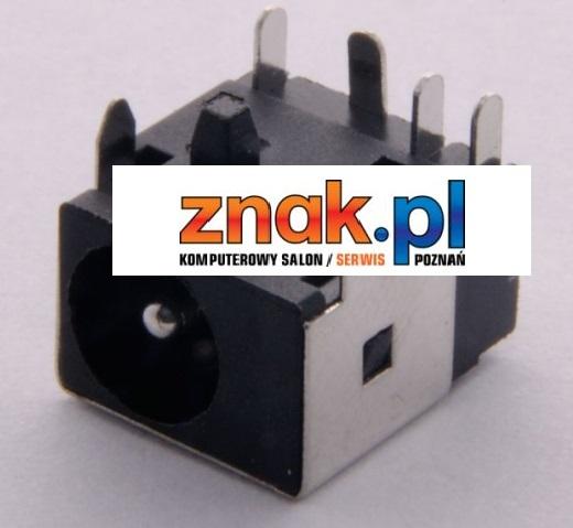 Gniazdo zasilania GNL06 do wtyczki 5.5x1.7mm do notebooków Acer (1200, 1410, 1500, 1511LMI, 1520, 1600), HP (6720s, 6820s, NX6115, NX6125, NX7000, NX7010)