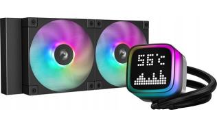 DeepCool LP240 ARGB Black (2x120 mm) [R-LP240-BKMSNC-G-1]