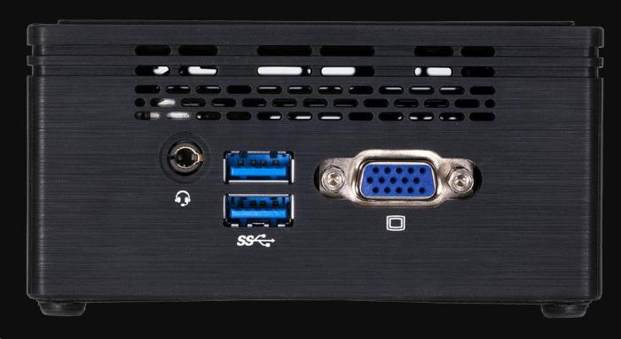 Komputer miniPC GIGABYTE BRIX GB-BPCE-3455 Celeron Dual-Core J3455 2.3GHz/1 slot DDR3/HDD lub SSD SATA/brak systemu