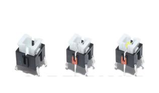 Włącznik mikroprzełącznik 6x6x7mm / 6*6*7.2mm LED / zółty [ZN0489]