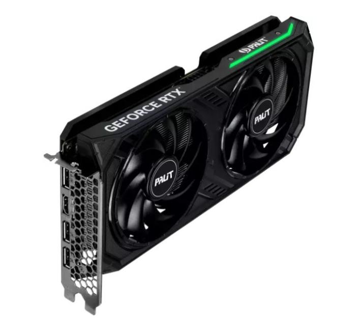 GeForce PCI-E RTX4060 Palit 8GB GDDR6 Dual [NE64060019P1-1070D] (1xHDMI 2.1a, 3xDP 1.4a) (128-bit, PCI-E 4.0)