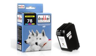 DH-78 (78) - kolorowy wkład z atramentem Drekker, 42 ml, 990 stron (zamiennik C6578AE) (HP Deskjet 710C, 712C, 720C, 722C, 815C, 820C, 820Cse, 820Cxi, 830C, 832C, 850C, 850Cxi, 855C, 855Cse, 870C)