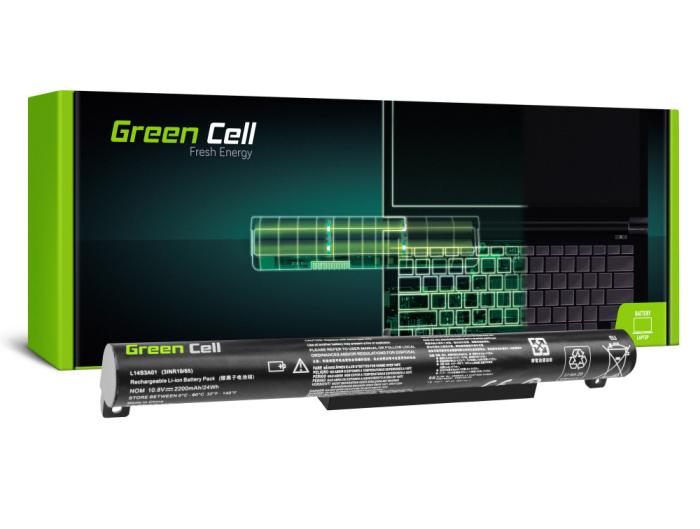 Green Cell bateria do Lenovo B50-10. Lenovo IdeaPad 100-15IBY, 11.1V 2200mAh [LE120]